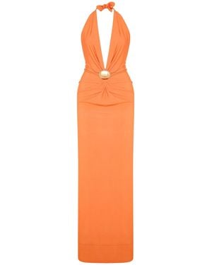 Maison sél Flavie Dress - Orange