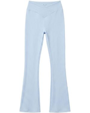 Altra Volta Ribbed Bootcut Leggings - Blue