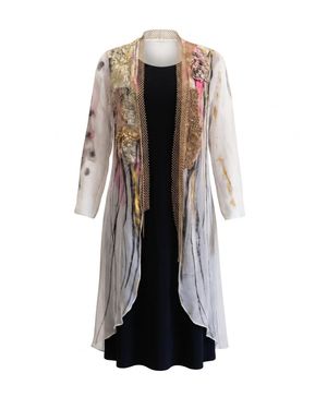 Saniya Khan Forest Sunshine Jacket - Black