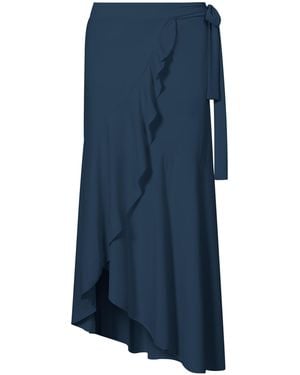 Kalani Sunwear Rio Uv Wrap Skirt - Blue