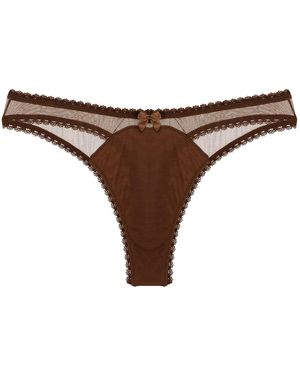 Journelle Victoire Thong Chocolat - Brown