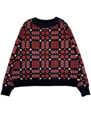 Mabli Carthen Merino Pullover - Red
