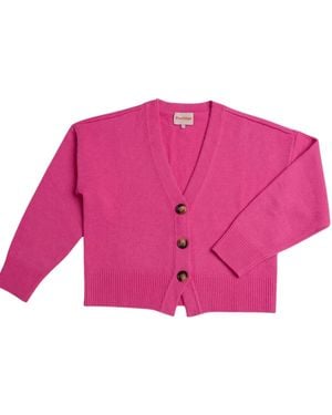 Porridge Knitwear Cashmere Lucy Cardigan - Pink