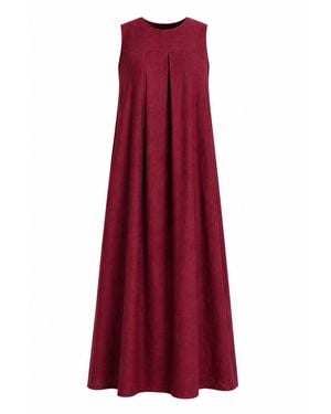 Nikka Place Linen Maxi Gathered Maternity Dress