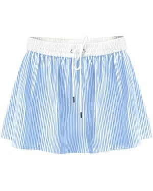 OW Collection Ella Mini Skirt - Blue