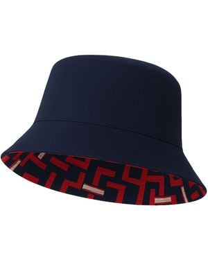 BEIRA Rosa Bucket Hat Silk - Blue
