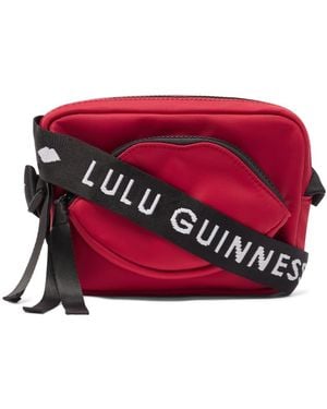 Lulu Guinness Lulu Nylon Pam Crossbody Bag - Red
