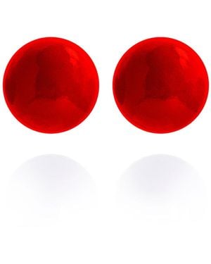 Saule Label Gaia Mini Earrings - Red