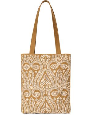 Jodi Lee Neutrals All That Jazz Shopping Bag Taupe - Natural
