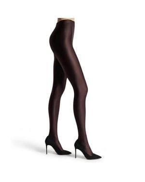 HIGH HEEL JUNGLE by KATHRYN EISMAN Mercury Tights - Brown