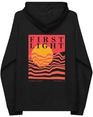 Anchor and Crew Fourteen First Light Editions Organic Cotton Hoodie - Black