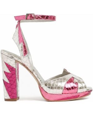 Terry De Havilland Zia Mid Platform Heels - Pink