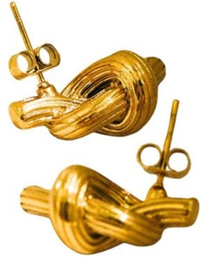 Mulgaro The Phaedra Earrings - Metallic