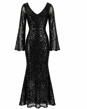 International Appeal Patra Mermaid Gown - Black