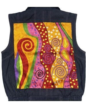 Zasta Studio Denim Wearable Article Sleeveless - Blue