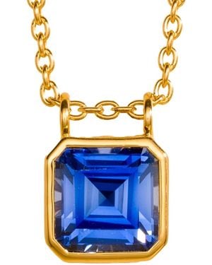 Juvetti Margo Necklace Set With Sapphire - Blue