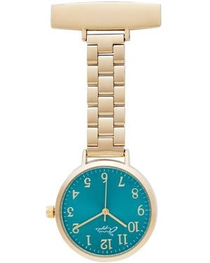 Bermuda Watch Company Annie Apple Meraki Link Nurse Fob Watch - Blue
