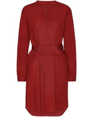 GROBUND The Maalia Shirt Dress - Red