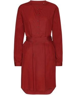 GROBUND The Maalia Shirt Dress - Red