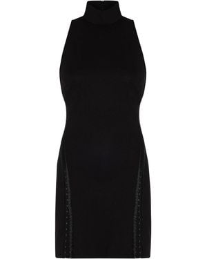Khéla the Label Untamed Mini Dress With Hook And Eye Details - Black