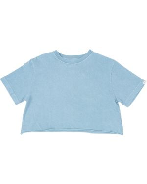 Ariko Ocean Beach Crop Tee - Blue
