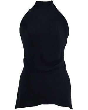The Ethos Studio Alica Top, Silky - Blue