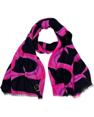 Julia Clancey Jcjc Modal Reversible Scarf - Purple