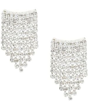 Maison De Gala Eva Crystal Dangle Earring - White