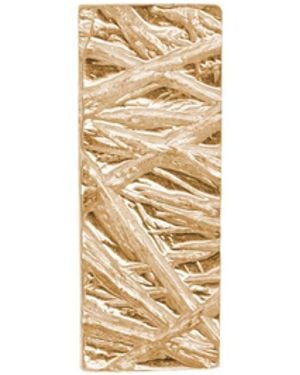 Edge Only Rugged Pin 18Ct Vermeil - White
