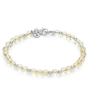 Nellou Jewellery Jewel Bead November Birthstone Bracelet Sterling - Metallic