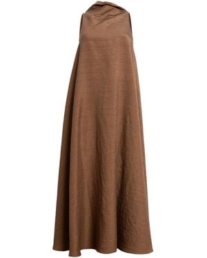 Bianca Popp Bell Dress Long - Brown