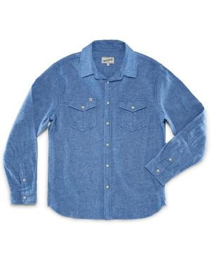 &SONS Trading Co Coast Long Sleeve Shirt Chambray - Blue