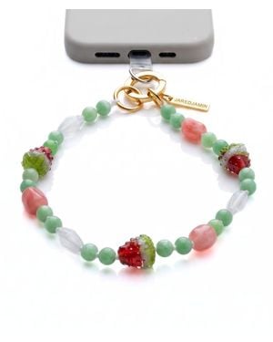 Jaredjamin Watermelon Crush Quartz Strap Wristlet - Blue