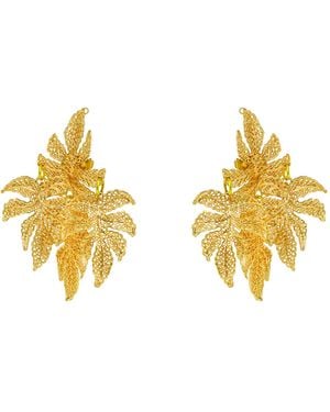 Pats Jewelry Bougainvillea Earrings - Metallic