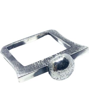 Tg-Jewellery by Tamara Gervasio Square Pebble Ring - Blue