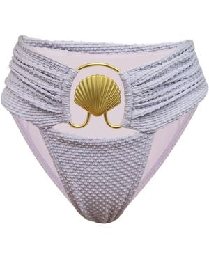 Animal Seashell Bikini Bottom - Grey