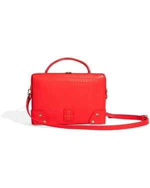 The Bag Icon The Grandmere Trunk Bag - Red