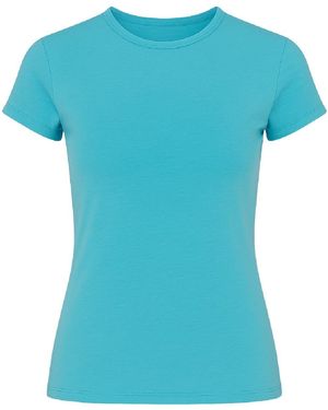 Conquista Classic Fitted Crew-Neck T-Shirt - Blue