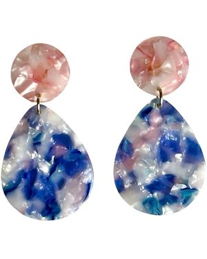 CLOSET REHAB Teardrop Earrings - Blue