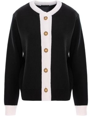 concept A trois Knitted Cardigan - Black