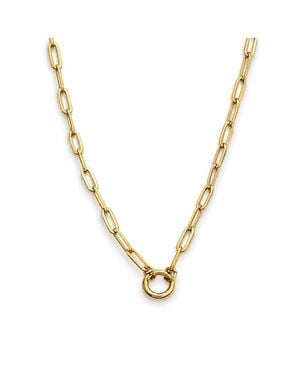 Saéa Paperclip Chain Necklace - Metallic