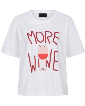 Marianna Déri More Wine T-Shirt - White