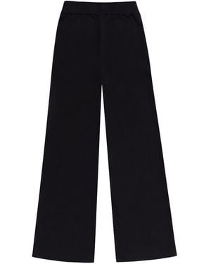 Peraluna Denise Culotte Knitted Trouser - Blue