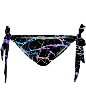 Aloha From Deer Nocturnal Glow Bikini Bows Bottom - Blue