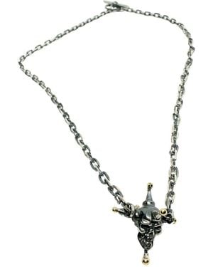 Tg-Jewellery by Tamara Gervasio Punk Skull Necklace - Metallic