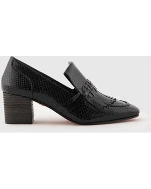Mariano Shoes Mouraria Pump Snake Effect - Black