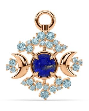 Oni Fine Jewelry The Moon Sickle Charm - Blue