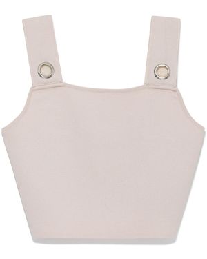 Peraluna Neutrals Martha Knit Bralette - Pink