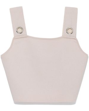 Peraluna Neutrals Martha Knit Bralette - Pink