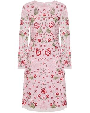 Frock and Frill Rosalia Floral Embroidered Shift Dress